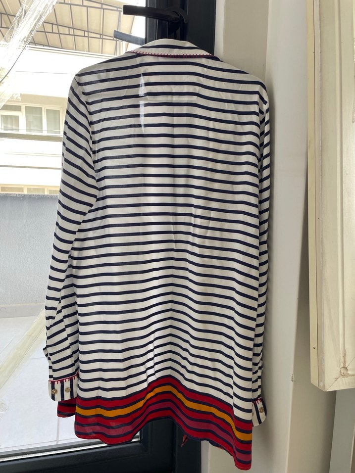 Us Polo Çizgili Uzun Kollu Gömlek - Görsel 3