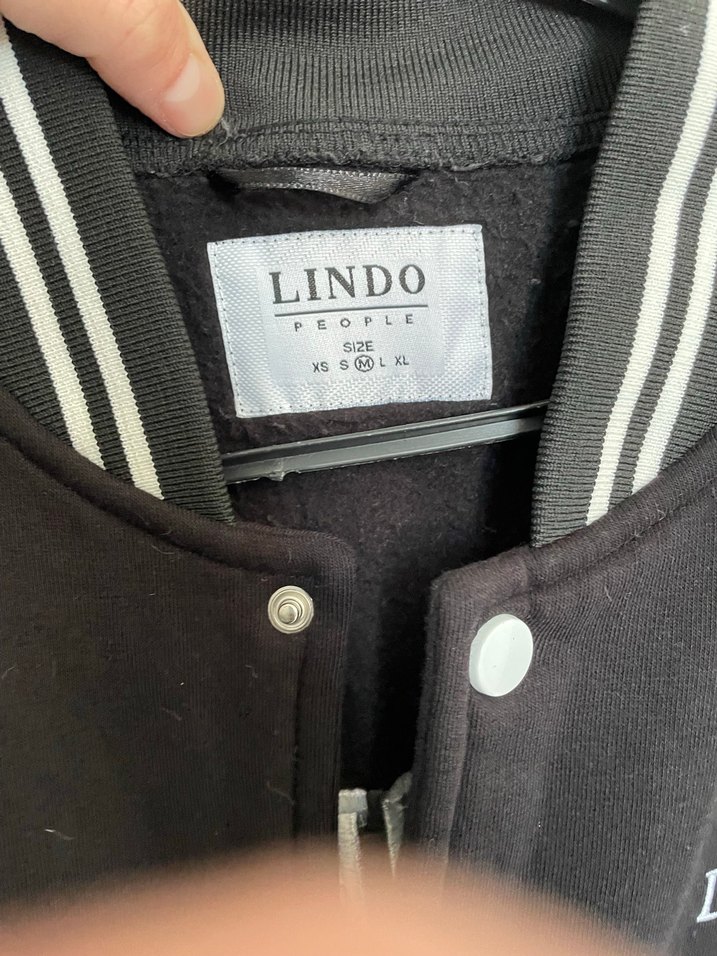 Siyah Beyaz Düğmeli Uzun Kollu Street Wear Ceket - Görsel 3