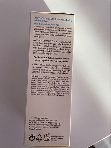 Diğer Aveeno dermax 75ml