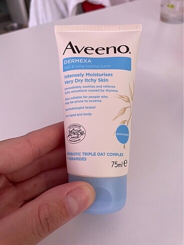  Beden Aveeno dermax 75ml