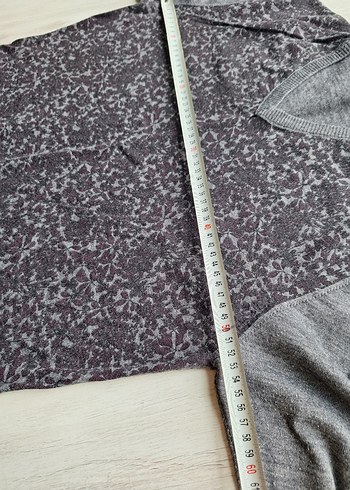 Gri V Yakalı Erkek Triko Kazak - Görsel 3