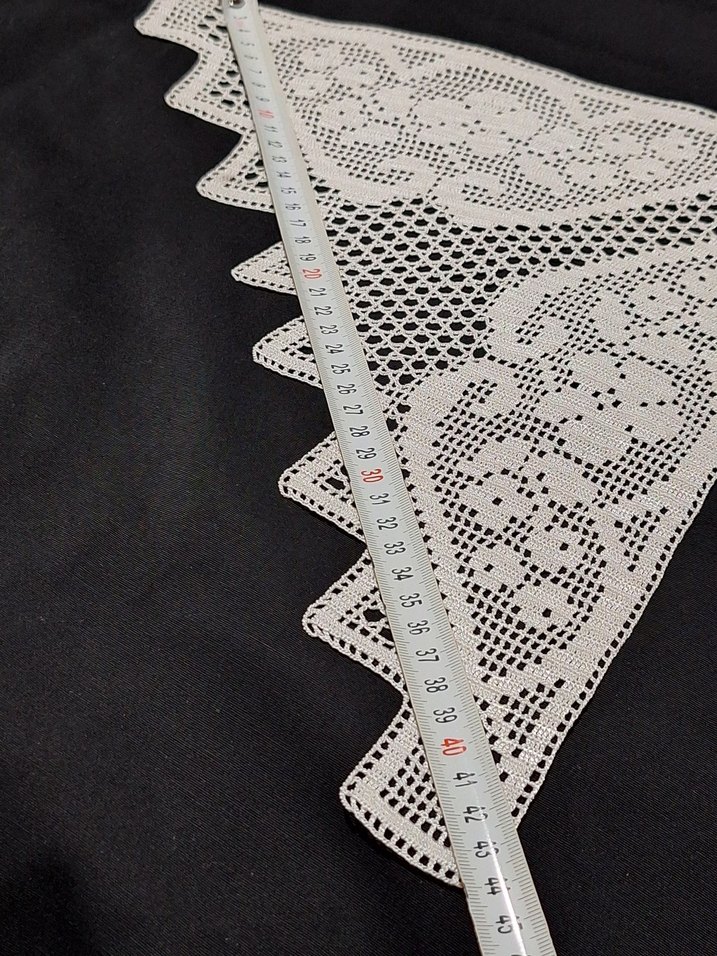 Naylon iple örülmüş bohça kenarı - Görsel 2