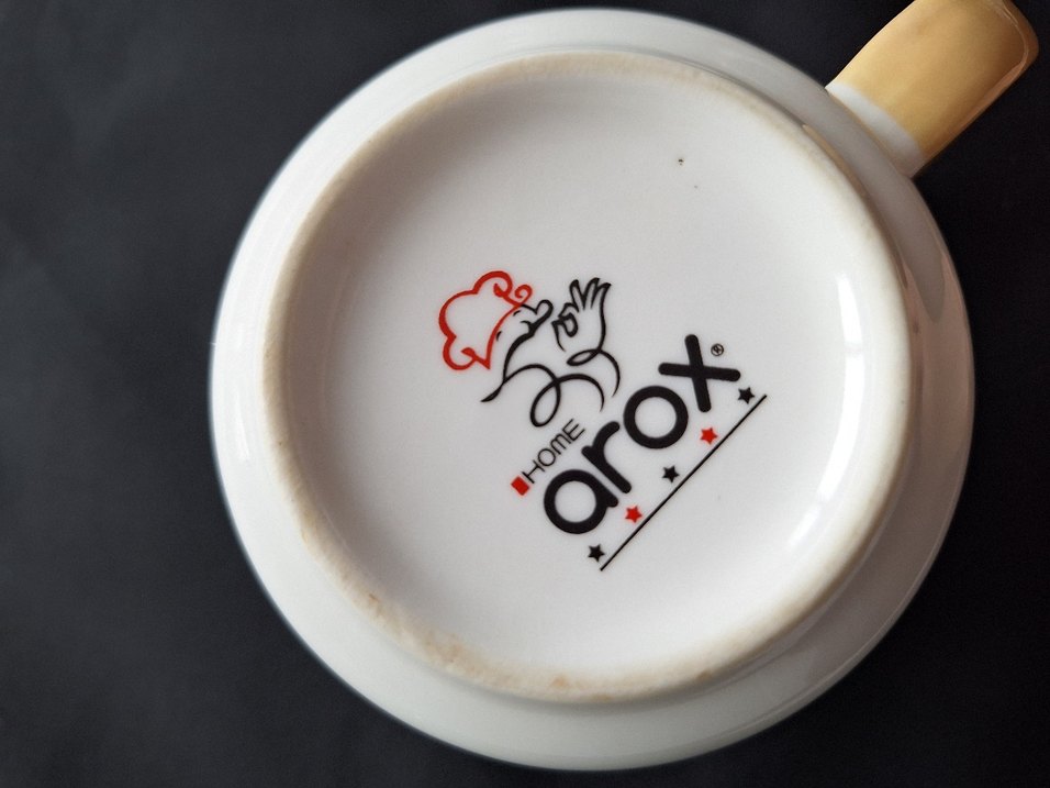 Bej Renkli Yazılı Seramik Kupa - Görsel 3