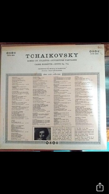  Beden Tchaikovsky Plak Long Play