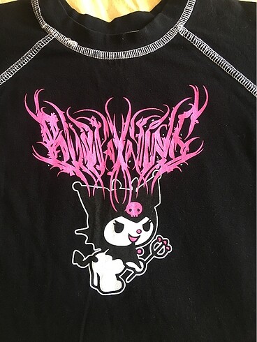 Kuromi Köstebek Crop Tshirt