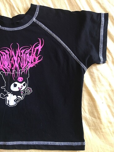 l Beden Kuromi Köstebek Crop Tshirt