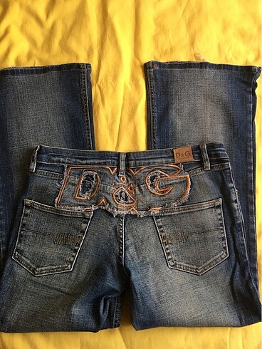 Dolce and Gabbana Wideleg Vintage Jean Pantolon