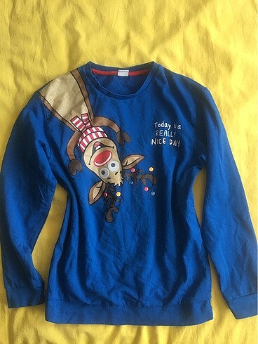 LC Waikiki Lcwaikiki Sevimli Geyik Sweatshirt