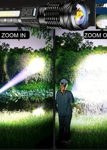 Polis lambası Çakarlı Şarjlı Süper 2000Lümen  Feneri(sıfır ürün) - Görsel 11