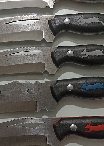 Kahverengi Saplı 5 Parça Av Bıçağı(Tekli Fiyat)(sıfır ürün) - Görsel 3