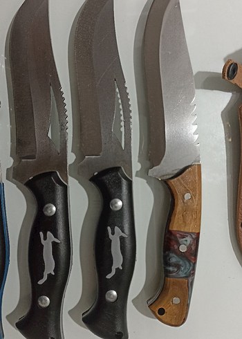 Kahverengi Saplı 5 Parça Av Bıçağı(Tekli Fiyat)(sıfır ürün) - Görsel 5