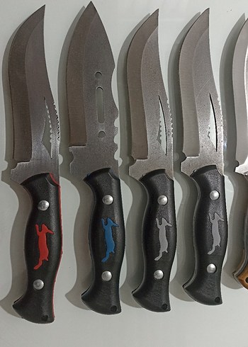 Kahverengi Saplı 5 Parça Av Bıçağı(Tekli Fiyat)(sıfır ürün) - Görsel 4