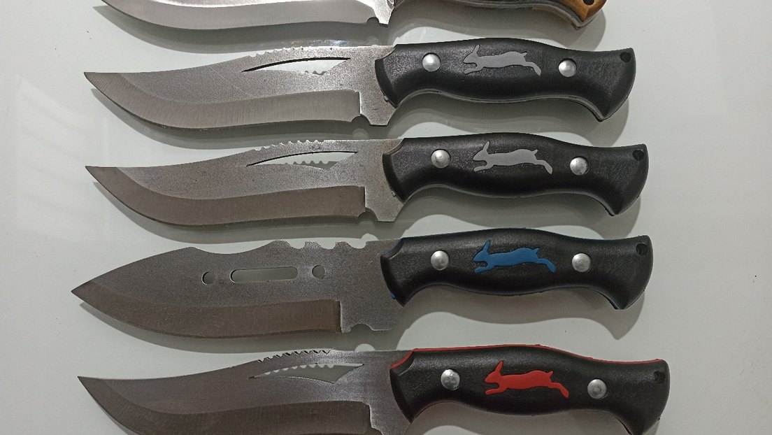 Kahverengi Saplı 5 Parça Av Bıçağı(Tekli Fiyat)(sıfır ürün) - Görsel 3