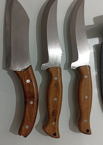 Ahşap Saplı Keskin Avcı Bıçakları Tekli fiyat(sıfır ürün) - Görsel 3