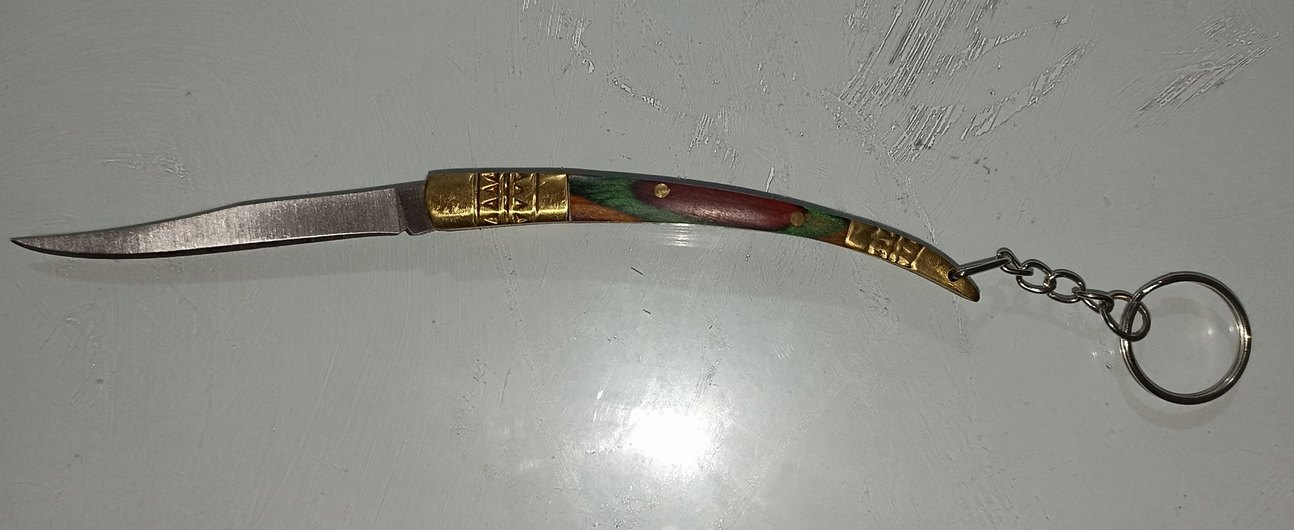 Çok Renkli Ahşap ve Metal Katlanır Kıl çakı - Görsel 2