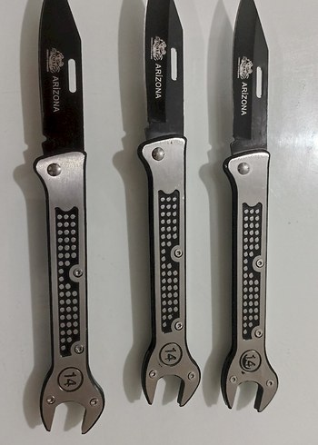 Siyah Çok Amaçlı Cep Bıçakları(Arizona 4 lü set) - Görsel 3