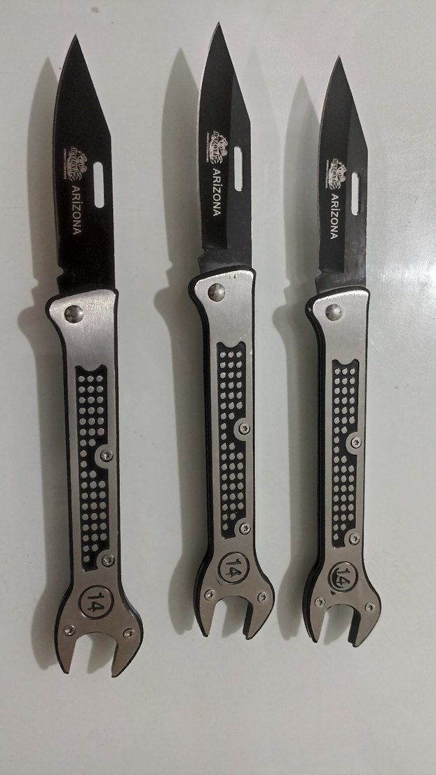 Siyah Çok Amaçlı Cep Bıçakları(Arizona 4 lü set) - Görsel 3