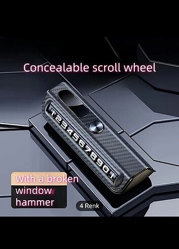 Arac İçin Cep Numarası Numaratörü(sıfır ürün) - Görsel 2