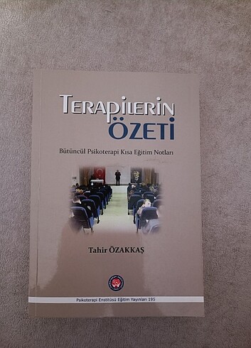 TERAPİLERİN ÖZETİ/TAHİR ÖZAKKAŞ