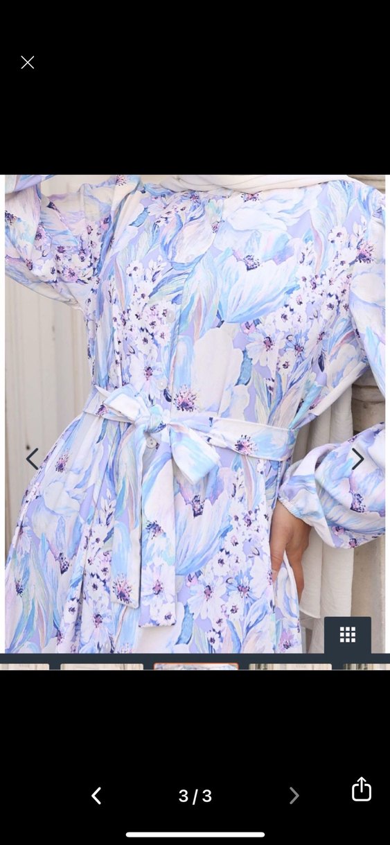 İpek saten elbise - Görsel 2