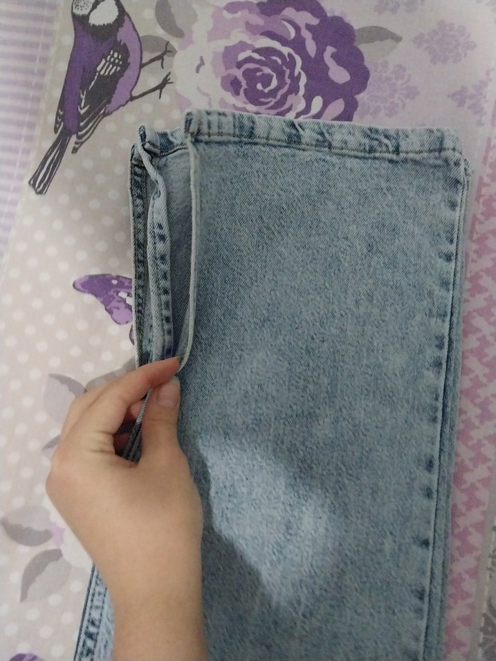 Paçası yırtmaçlı pantolon - Görsel 3