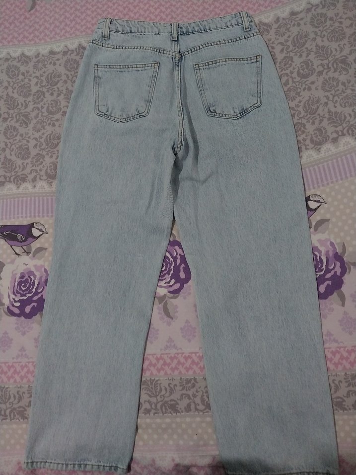 Mavi straight jean - Görsel 5