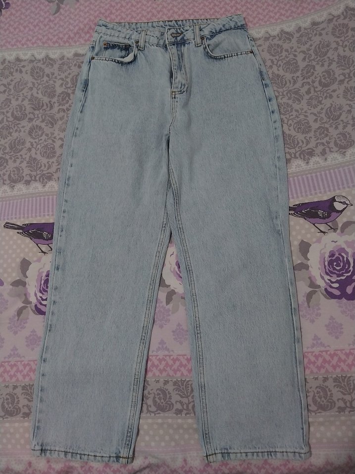 Mavi straight jean - Görsel 4