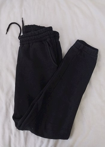 Kadın Siyah Rahat Kesim Eşofman Altı - Görsel 2