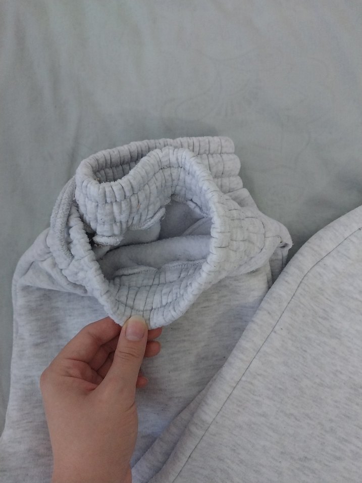 Gri Kadın Rahat Kesim Eşofman Altı - Görsel 3