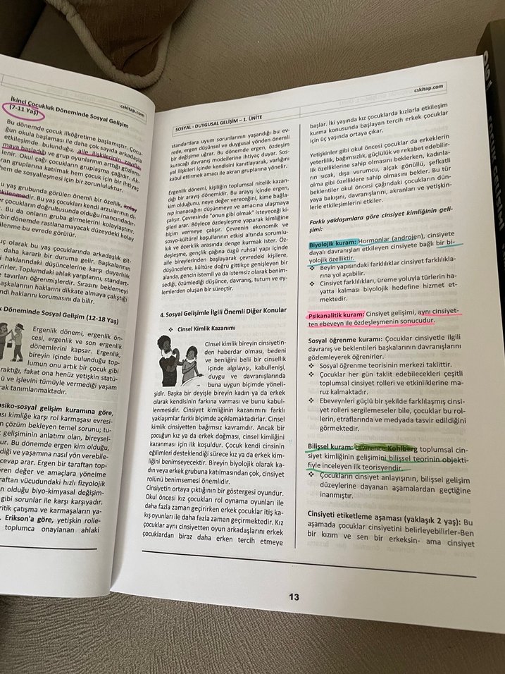 Çocuk Gelişimi 3. Sınıf Kitapları Seti - Görsel 3