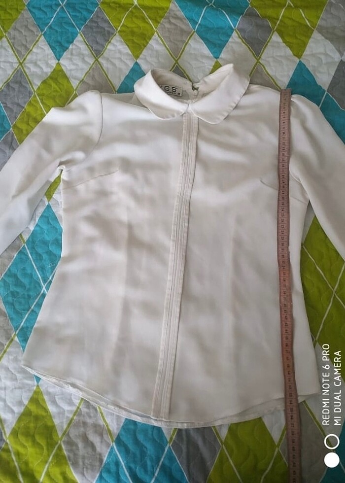 kadın beyaz gömlek - Görsel 4