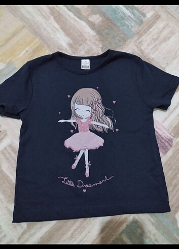 24-36 Ay Beden çeşitli Renk Kız çocuk t-shirt 