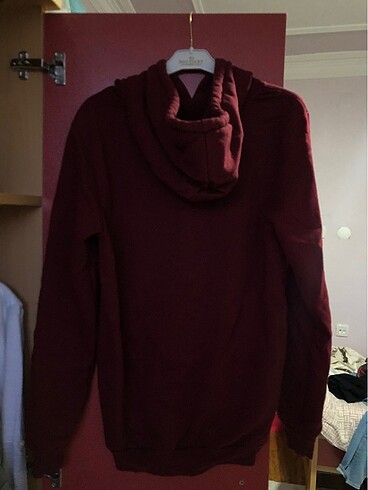 s Beden bordo Renk Koton sweatshirt