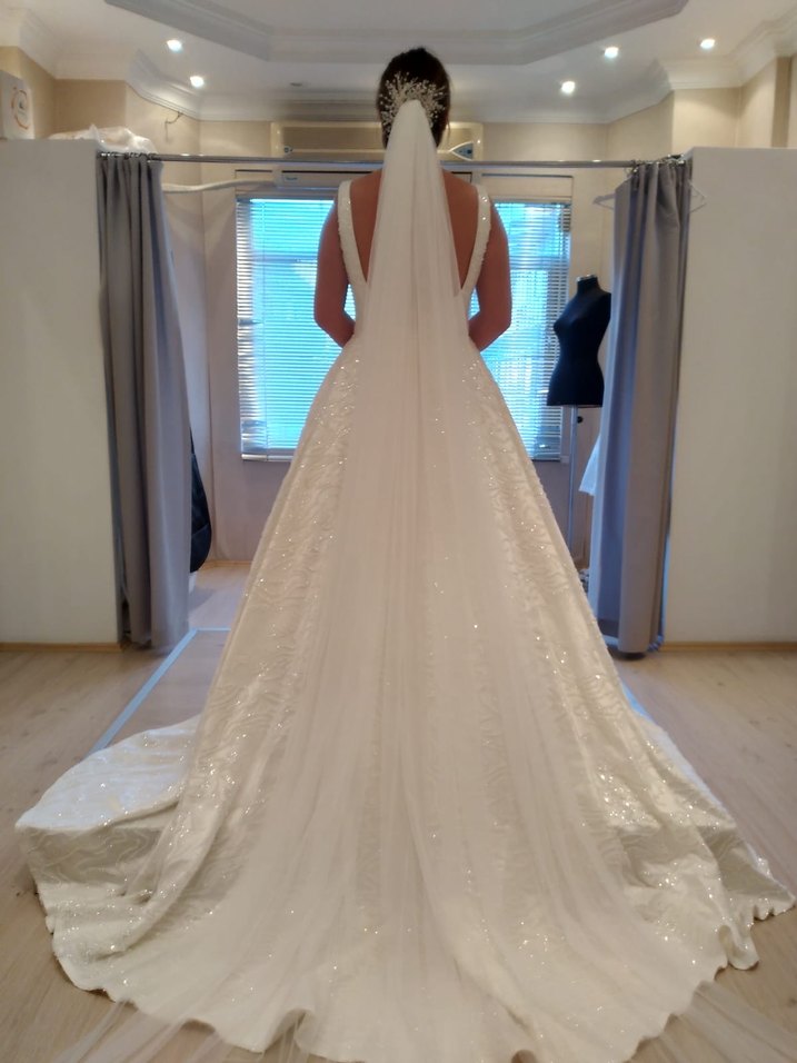 Prenses gelinlik sıfır - Görsel 5