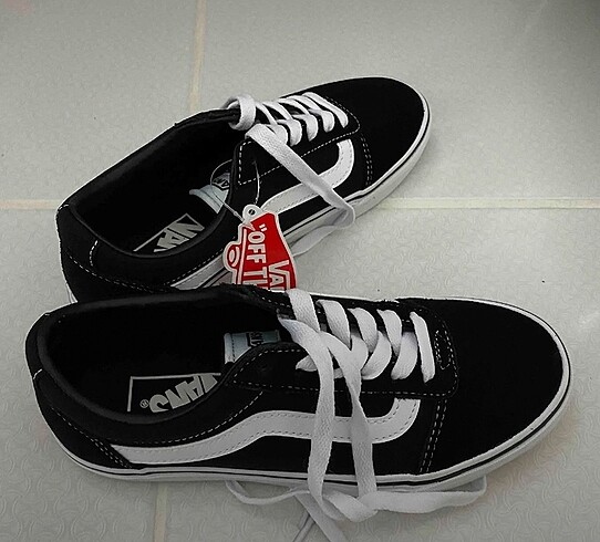 Vans VANS SİYAH BEYAZ SPOR AYAKKABI