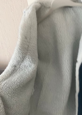 Erkek Mavi Sıcak Kürklü Denim Ceket - Görsel 7