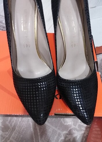 37 Beden siyah Renk Stiletto siyah