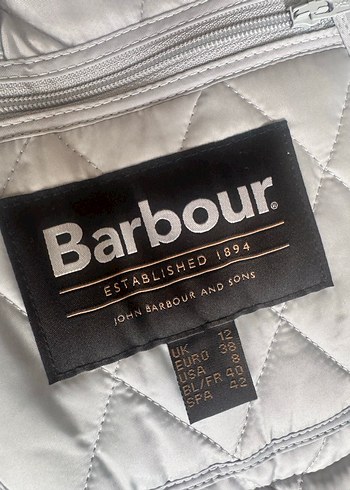 38 Beden mavi Renk Barbour 36/38 beden sıfır