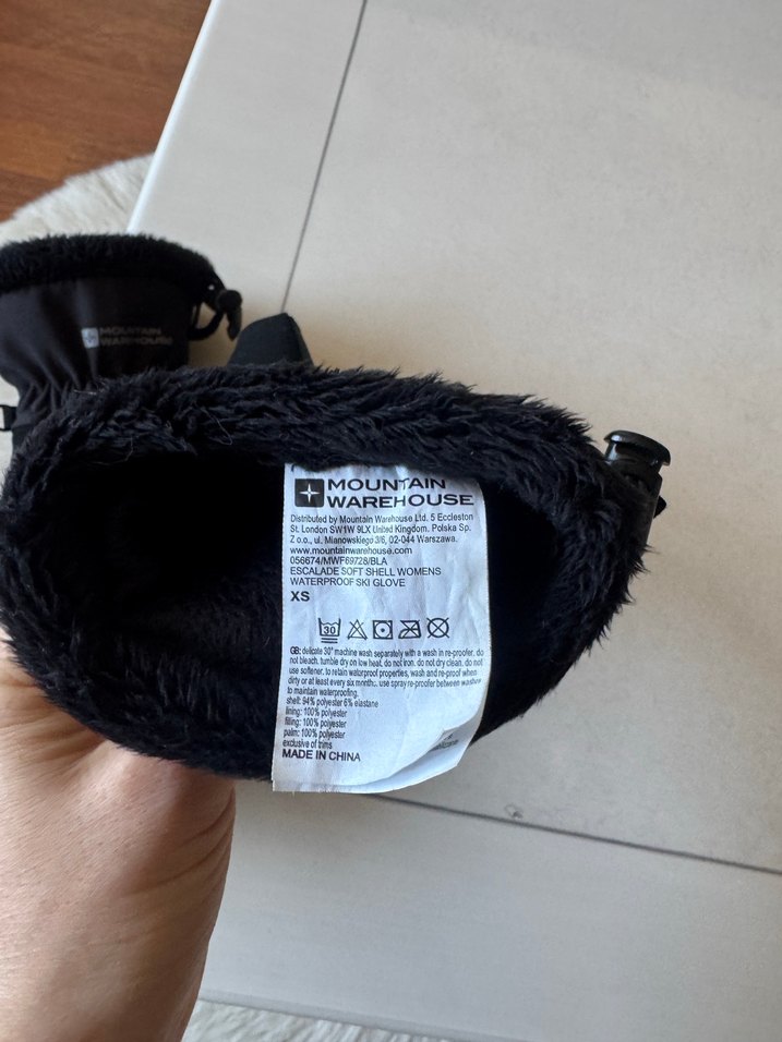 Çocuk Siyah Kayak Eldiveni - Mountain Warehouse 5/7 yaş - Görsel 3