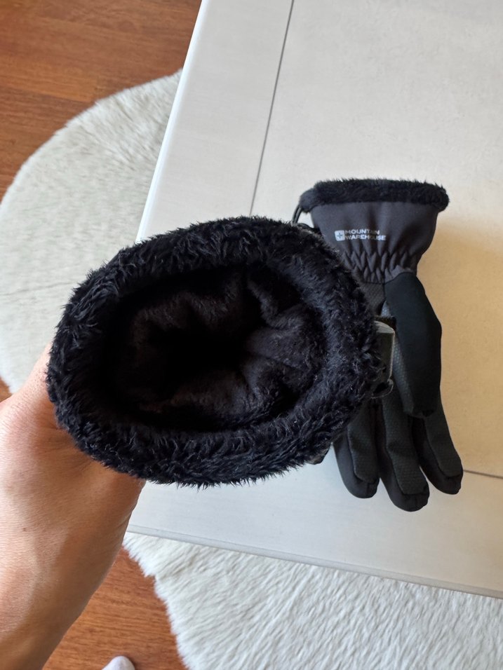 Çocuk Siyah Kayak Eldiveni - Mountain Warehouse 5/7 yaş - Görsel 5