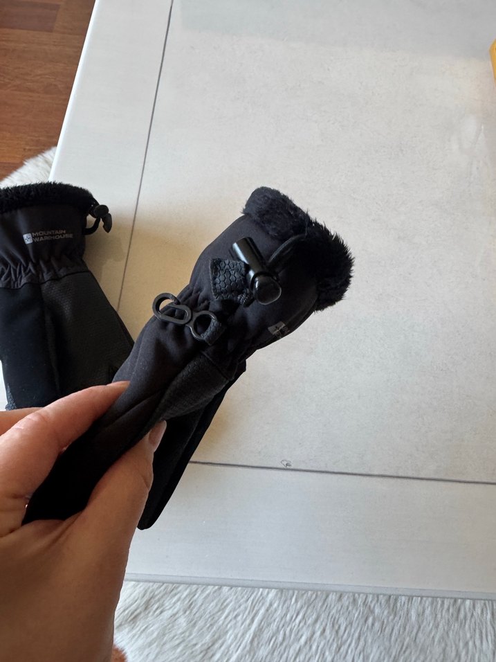 Çocuk Siyah Kayak Eldiveni - Mountain Warehouse 5/7 yaş - Görsel 4