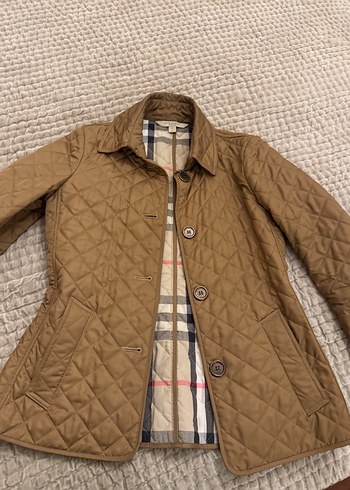 Burberry Kahverengi Kapitone Ceket