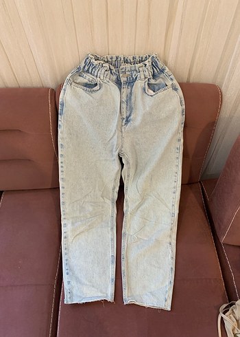 Kadın Bol Kesim Denim Pantolon