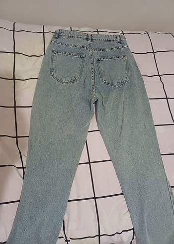 Kadın Mavi Denim Regular Fit Midi Jean