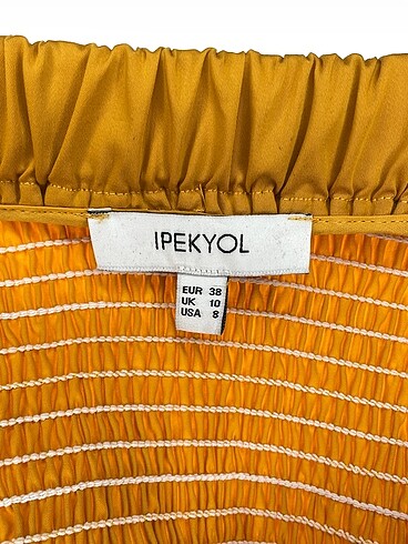 38 Beden sarı Renk ipekyol Bluz %70 İndirimli.