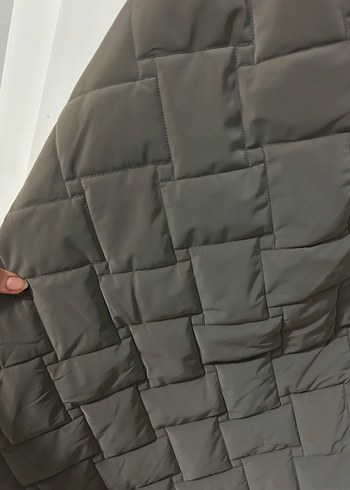 Gri Uzun Kürklü Kadın Yelek - Görsel 5