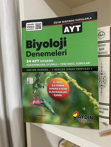 AYDIN YAYINLARI AYT BİYOLOJİ DENEMESİ