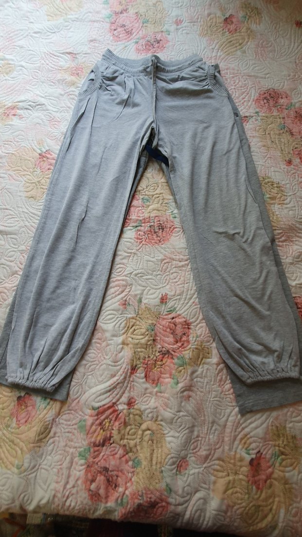 Gri Pamuklu eşofmanaltı - Görsel 3