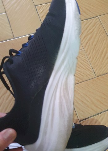 skechers Lacivert Spor Ayakkabı Wedge Topuklu - Görsel 5