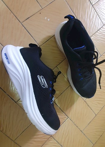 skechers Lacivert Spor Ayakkabı Wedge Topuklu - Görsel 6